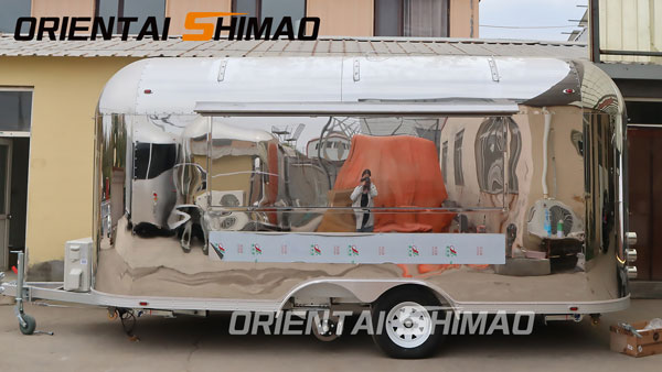 Keleti shimao-airstream élelmiszer utánfutó