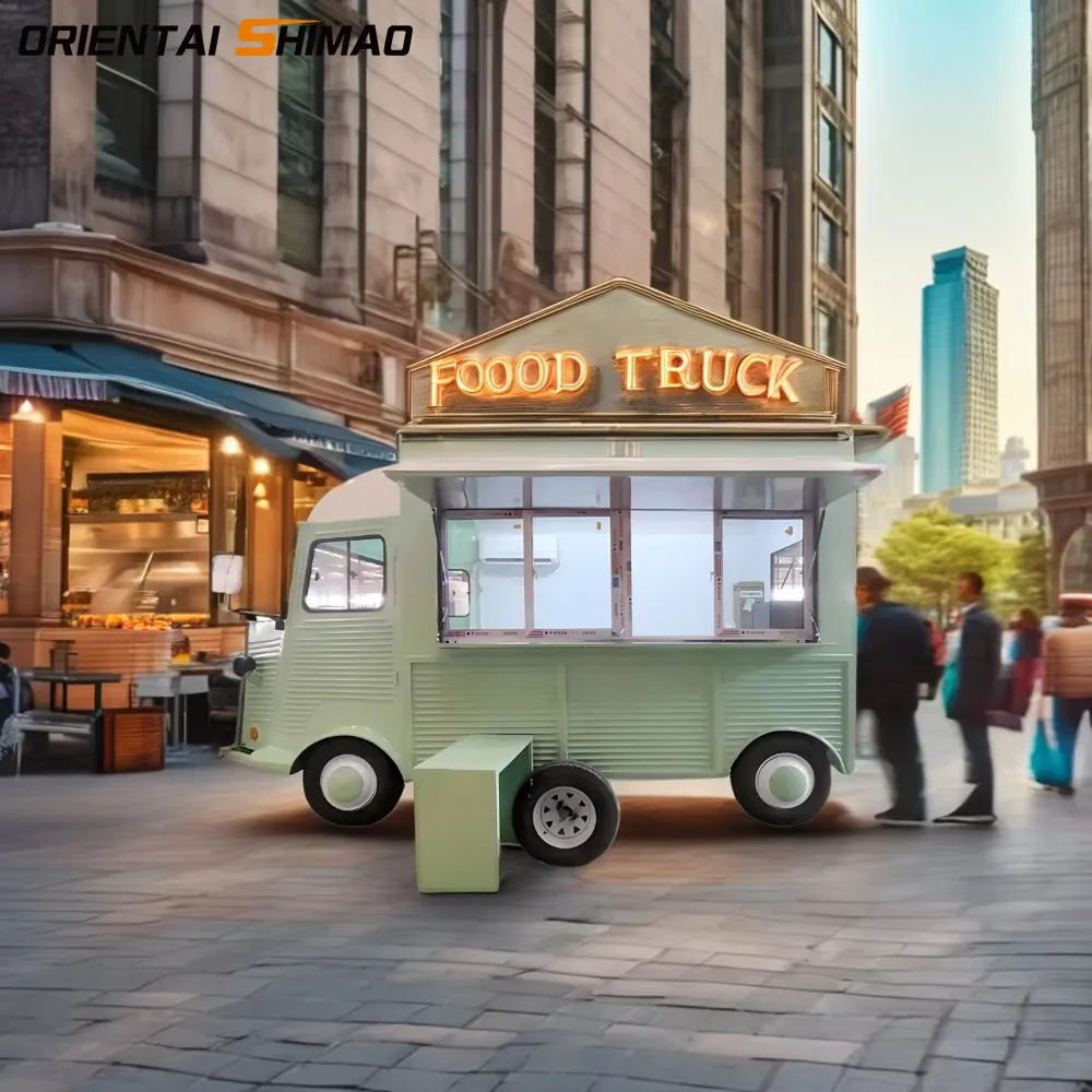 Friss debütálás: a világoszöld pizza food truck új mobil catering trendet vezet