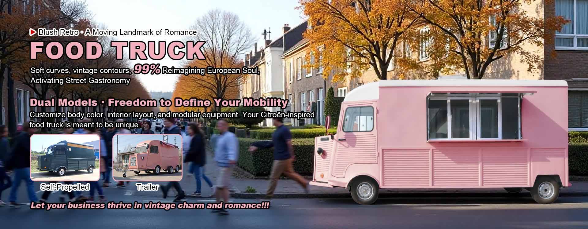 FOOD TRAILER Teherautó