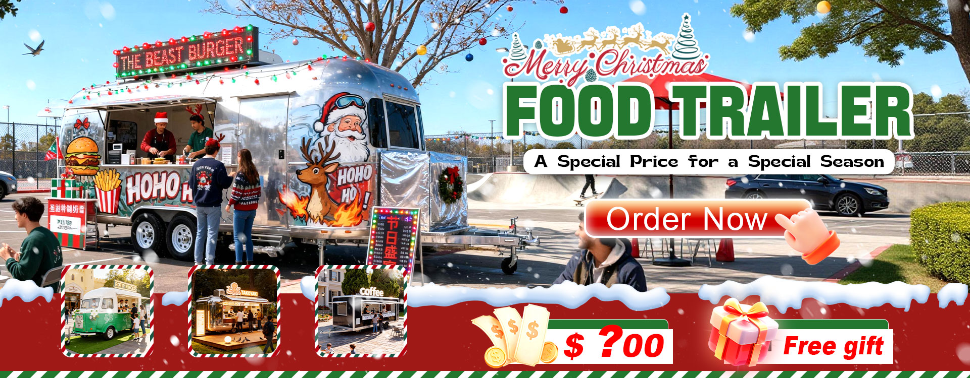 Élelmiszer-utánfutó gyártó