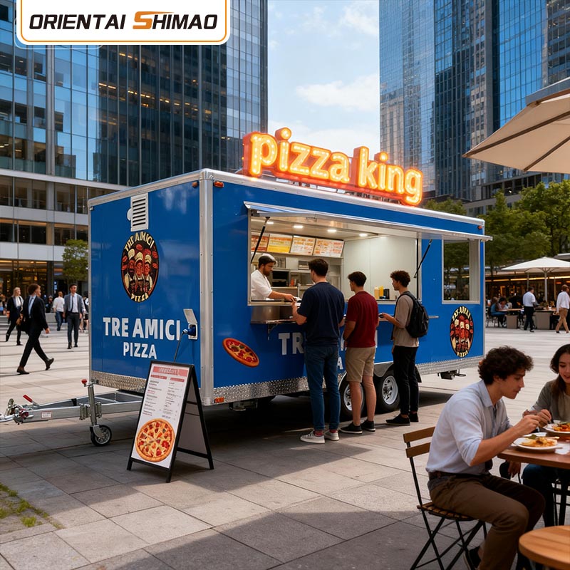 Grill élelmiszer teherautó pótkocsi Grill élelmiszer teherautó pótkocsi